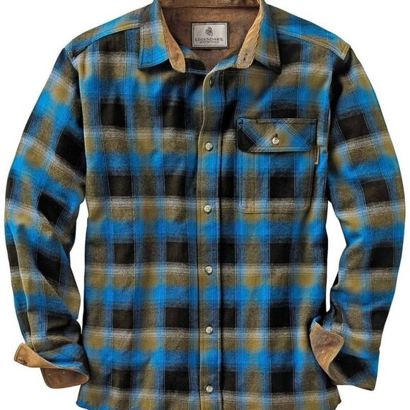 Legendary Whitetails Men's Buck Camp Flannel Shirt Long Sleeve Button Down 2XL - Picture 1 of 5